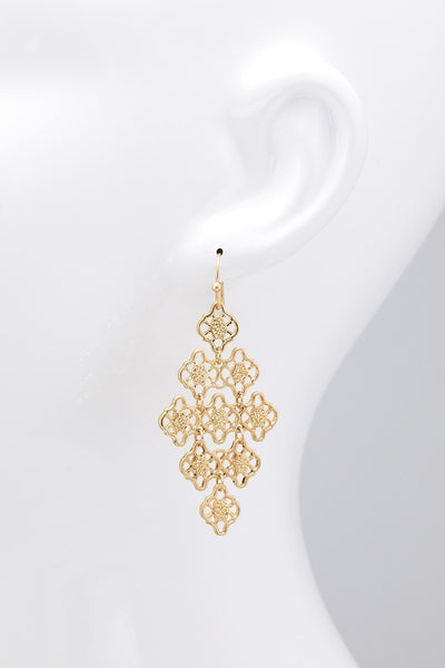 Gold Chandelier Earrings