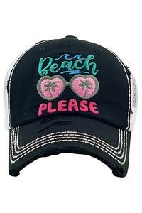 Beach Please baseball hat