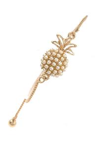 Pineapple slider bracelet