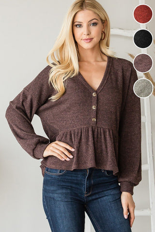 Hi-Low Crop Sweater