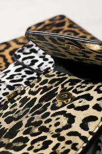 Leopard crossbody cell phone purse