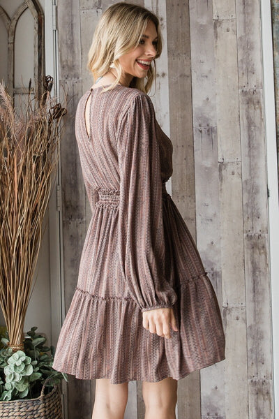 Long Sleeve Peasant Dress